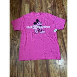 Disney Parks Exclusive T Shirt Pink Size L Walt Disney World Resort NWT